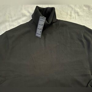 Men’s black wool blend turtleneck size XL new with tag